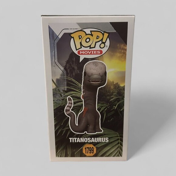 Funko POP! Movies Jurassic World Rebirth Titanosaurus Dinosaur Figure #1799! - Picture 6 of 8